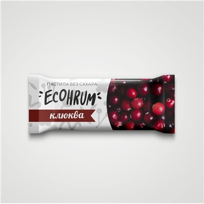 Ecohrum Пастила Клюква 20г