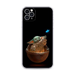 Силиконовый чехол Малыш Йода на iPhone 11 Pro Max