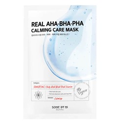 Some By Mi Real AHA-BHA-PHA Calming Care Mask Успокаивающая тканевая маска