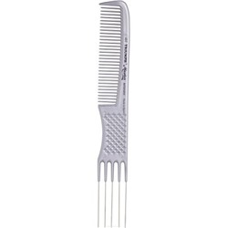 Triumph Гребень пластмассовый с металлической вилкой 257/95, 19,8 см, серый