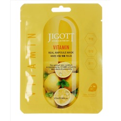 Jigott Vitamin Real Ampoule Mask Ампульная маска для лица с витаминами
