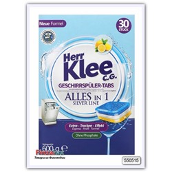 Таблетки для посудомоечной машины Herr Klee C.G. Silver Line 30 шт