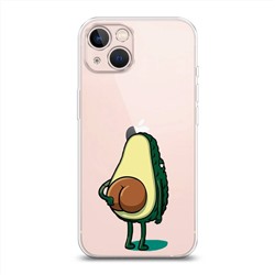 Силиконовый чехол Попа авокадо на iPhone 13