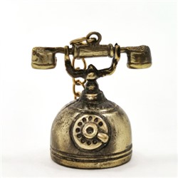 Колокольчик латунный Телефон