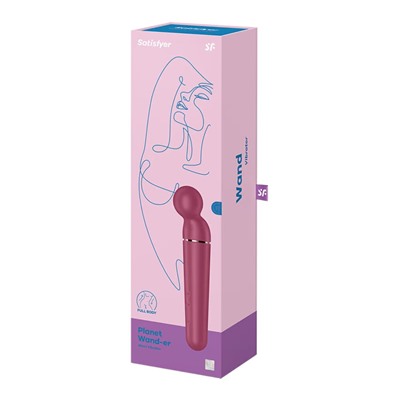 Satisfyer Вибромассажер Planet Wand-er(Berry/Rosegold)