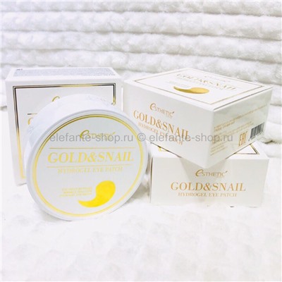 Патчи Esthetic House Gold & Snail Hydrogel Eye Patch (125)