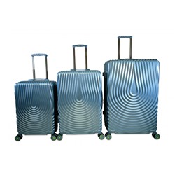 Набор из 3 чемоданов арт.77062-1 с расширением Изумрудный
