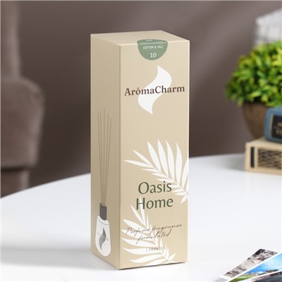 Диффузор ароматический"OasisHome"№10Сotton&Talc,100мл,хлопокитальк