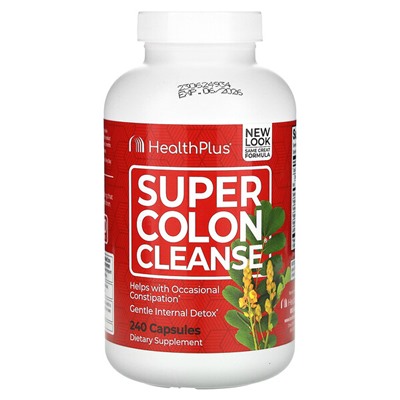 Health Plus Super Colon Cleanse, 240 капсул