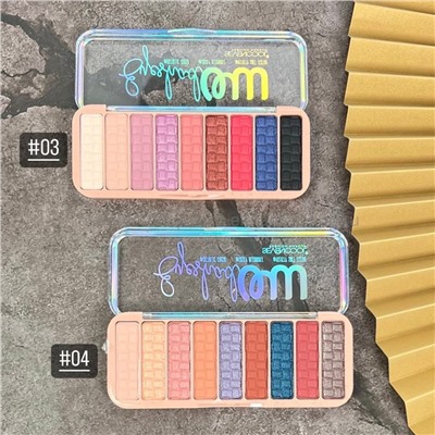 Набор из четырех палеток теней SevenCool Create Pretty Eyeshadow 9 Colors (106)