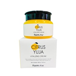 Farm Stay Citrus Yuja Vitalizing Cream крем для выравнивания тона