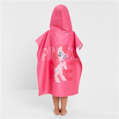 Полотенце-пончо детское махровое My Little Pony Пинки Пай 60х120 см, 50% хл., 50% полиэстер