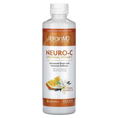 BrainMD Neuro-C, Цитрусовая ваниль, 16 жидких унций (473 мл)