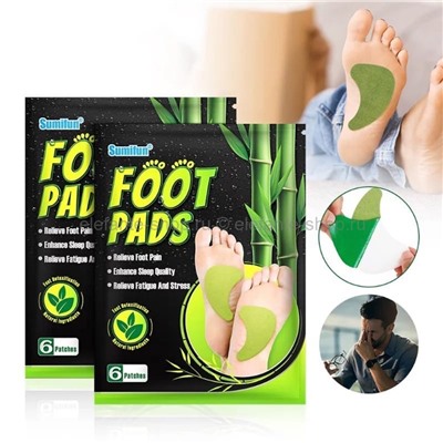 Детокс-патчи для ног Sumifun Foot Pads 6 piece (106)