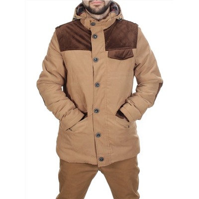 J83011 KHAKI/CAMEL  Куртка-жилет мужская зимняя NEW B BEK (150 гр. синтепон)