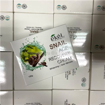 Крем для лица с муцином улитки Ekel Snail Age Recovery Cream 100g (51)