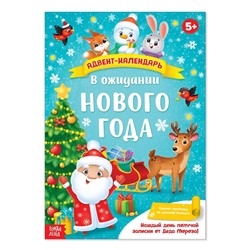 Адвент-календарь с плакатом «В ожидании Нового года», формат А4, 16 стр.