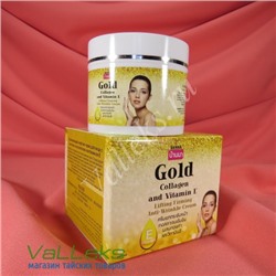 Подтягивающий омолаживающий крем с золотом, коллагеном и витамином Е Banna  Gold Collagen Cream, 100 гр