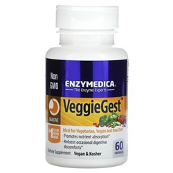 Enzymedica VeggieGest - 60 капсул - Enzymedica