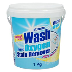 Пятновыводитель порошковый At Home Wash Oxygen для белого 1 кг