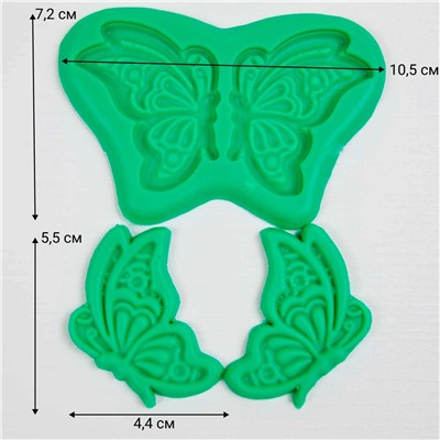 Силиконовый молд Кружевная бабочка