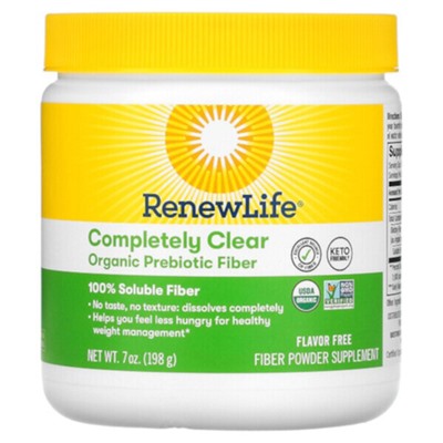 Renew Life Органическая Пребиотическая Клетчатка, Без Вкуса - 198г - Renew Life