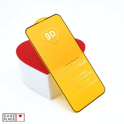 Защитное 3D стекло PREMIUM для iPhone 13/13 Pro черное