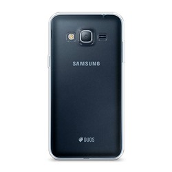 Силиконовый чехол без принта на Samsung Galaxy J3 2016