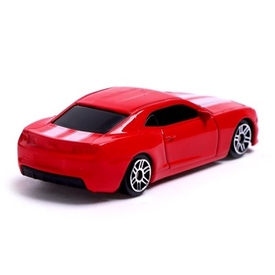 Машина металлическая CHEVROLET CAMARO, 1:64, цвет красный