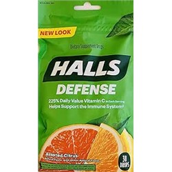 Halls VIT C Drops Size 30ct Halls Defense Vitamin C Drops 30ct