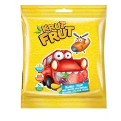 «KrutFrut», мармелад жевательный в форме машинок, 30 гр. KDV