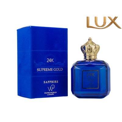 (LUX) Paris World Luxury 24K Supreme Gold Sapphire EDP 100мл