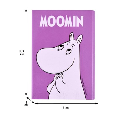 Набор стикеров для записей 8 шт. (8 дизайнов х 20 листов)  Moomin 8,3 х 5,7 х 1,2 см. MTKS-UA1-SNB
