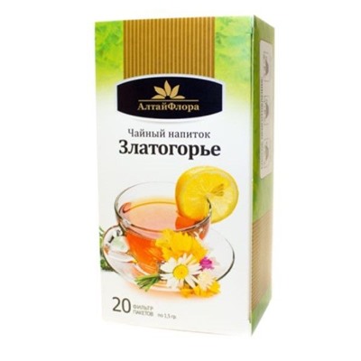 Чайный напиток Златогорье Алтайфлора 20 пакетиков