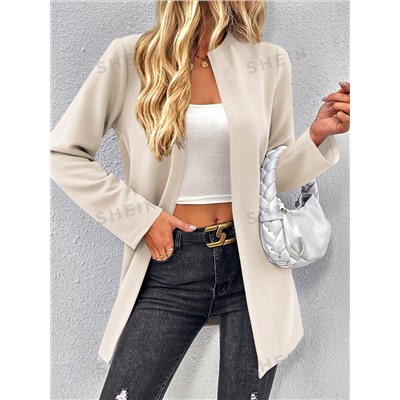 SHEIN Clasi Mantel mit offener Front