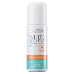 MISTINE NATURAL BEAUTY WHITE AND CLEAR SMOOTHING ROLL ON 50 ML