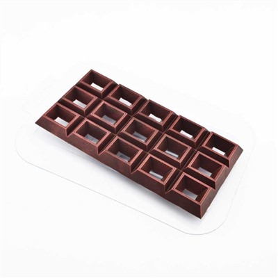 Форма для шоколада «Плитка насквозь прямоугольники»