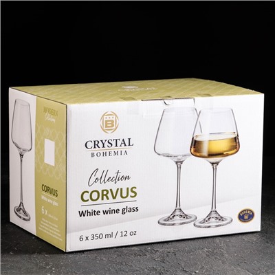 Набор бокалов для вина Corvus, 350 мл, 6 шт