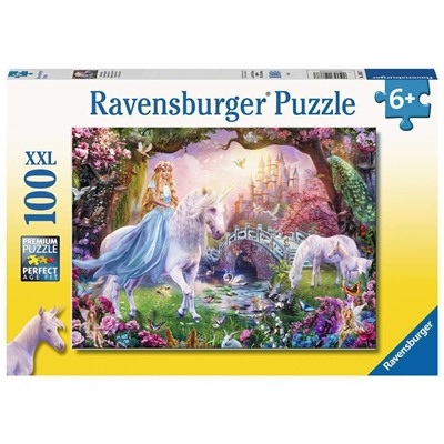 Ravensburger. Пазл карт. 100 арт.12887 "Волшебный единорог"