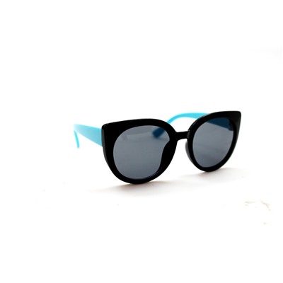Детские солнцезащитные очки №1 черный голубой