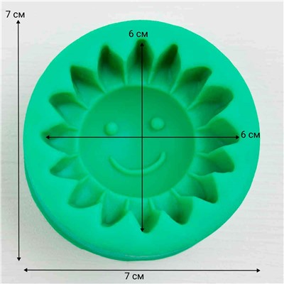 Силиконовый молд Солнце смайлик