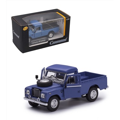 Cararama. Мини-модель 1:43 "Land Rover Series 109 Pickup" металл. синяя  арт.7864