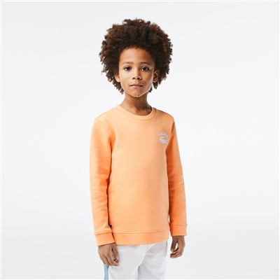 Jungen LACOSTE Sweatshirt mit geripptem Kragen