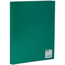 Папка OfficeSpace® с 10 вкладышами, 15мм, 500мкм, зеленая F10L5_280