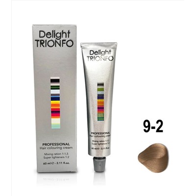 ДТ 9-2 крем-краска стойкая для волос, блондин пепельный / Delight TRIONFO 60 мл