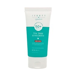 Jigott Signature Tea Tree Sunscreen Солнцезащитный крем для лица