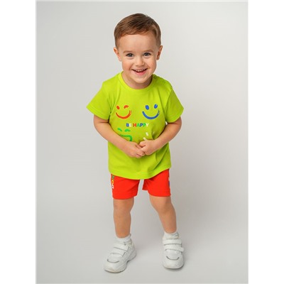 Комплект на лето: Футболка, шорты "Smile" для мальчика (782122846)