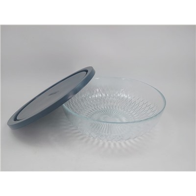 Чаша для хранения с крышкой ZELAZO 200 мл (10х10х4,5) (60)арт.13008