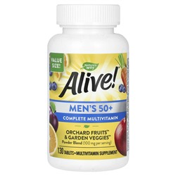Nature's Way Alive! Men's 50+ Complete Multivitamin, 130 Tablets