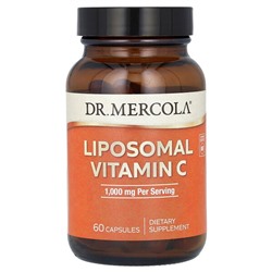 Dr. Mercola Липосомальный витамин С, 1000 мг, 60 капсул (500 мг на капсулу)